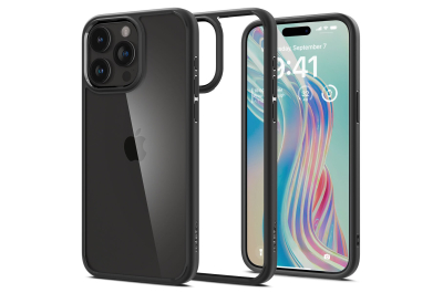 Spigen ACS06570 mobiele telefoon behuizingen 17 cm (6.7") Hoes Zwart, Transparant