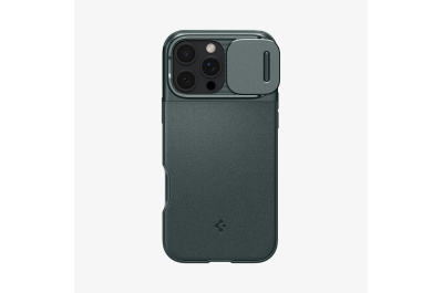 Spigen Optik Armor (MagFit) mobiele telefoon behuizingen 16 cm (6.3") Hoes Groen