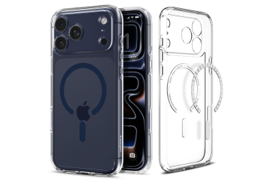 Spigen Ultra Hybrid (Mag Fit) mobiele telefoon behuizingen 16 cm (6.3") Hoes Donkerblauw, Transparant