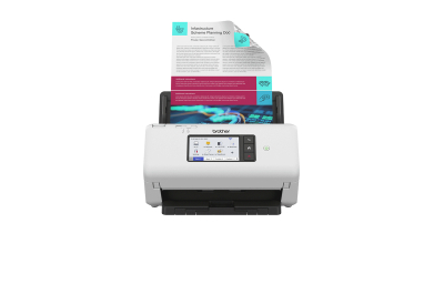 Brother ADS-4700W scanner Scanner met ADF + invoer voor losse vellen 600 x 600 DPI A4 Zwart, Wit