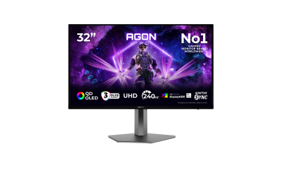 AOC AGON PRO AG326UZD2P computer monitor 80 cm (31.5") 3840 x 2160 Pixels 4K Ultra HD QLED Zwart