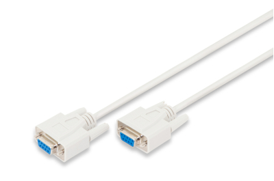 Digitus AK-610106-020-E seriële kabel Beige 2 m D-Sub9