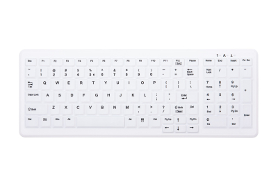 CHERRY AK-C7000 toetsenbord Medisch RF Draadloos QWERTY Amerikaans Engels Wit