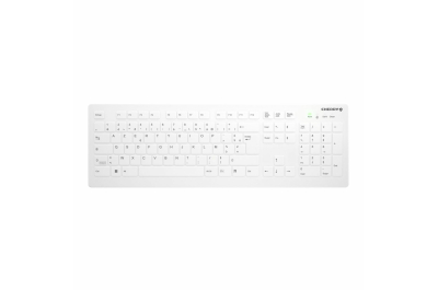 CHERRY AK-C8112 toetsenbord Medisch RF Draadloos AZERTY Frans Wit