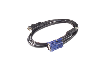 APC AP5257 toetsenbord-video-muis (kvm) kabel Zwart 3,66 m