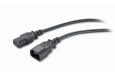 APC PWR Cord C13 - C14, 0.6 m Zwart 0,61 m C13 stekker C14 stekker