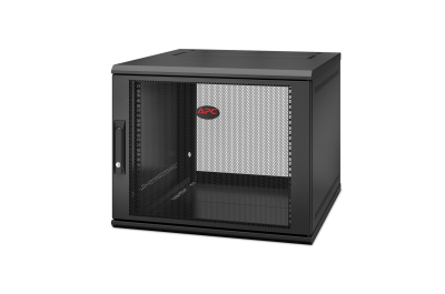 APC NetShelter WX AR109SH6, 9U/HE, 19inch Wandpatchkast, Geschikt voor muurbevestiging, 600MM diep, Gemonteerd