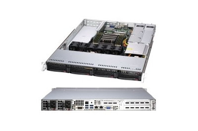 Supermicro AS-1014S-WTRT-EU server barebone Socket SP3 Rack (1U) Zwart