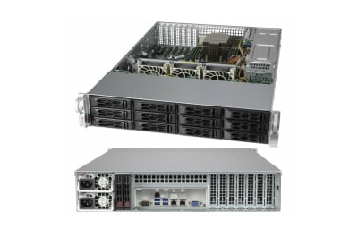 Supermicro AS-2014S-TR server barebone Socket SP3 Rack (2U) Zwart