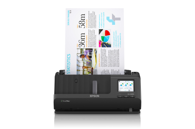 Epson ES-C380W compacte A4-documentscanner met Wi-Fi-connectiviteit en U-traject