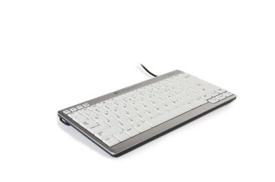 BakkerElkhuizen UltraBoard 950 toetsenbord USB QWERTY US International Licht Grijs, Wit