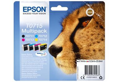 Epson Multipack 4-kleur T0715 DURABrite Ultra Ink