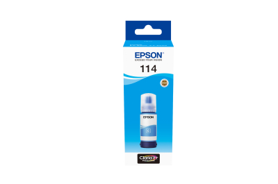 Epson 114 EcoTank Cyan ink bottle