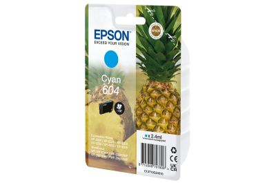 Epson 604 inktcartridge 1 stuk(s) Origineel Normaal rendement Cyaan