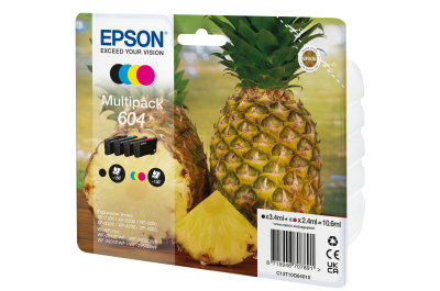 Epson 604 inktcartridge 4 stuk(s) Origineel Normaal rendement Zwart, Cyaan, Magenta, Geel