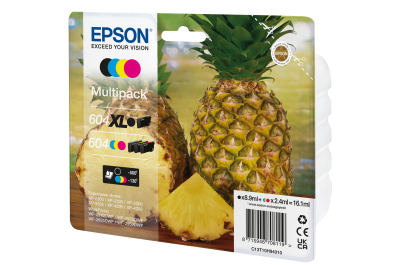 Epson 604XL inktcartridge 4 stuk(s) Origineel Hoog (XL) rendement Zwart, Cyaan, Magenta, Geel