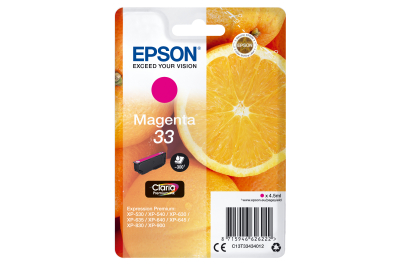 Epson Oranges Singlepack Magenta 33 Claria Premium Ink