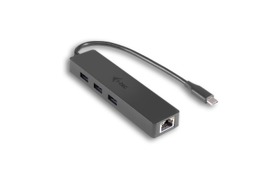 i-tec Advance USB-C Slim Passive HUB 3 Port + Gigabit Ethernet Adapter