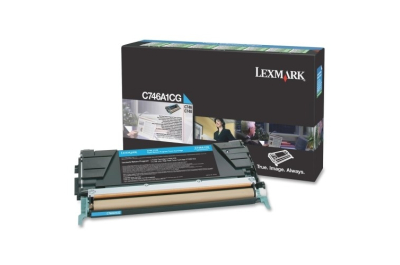 Lexmark C746A1CG tonercartridge 1 stuk(s) Origineel Cyaan