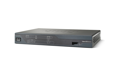 Cisco 888 bedrade router Fast Ethernet Zwart