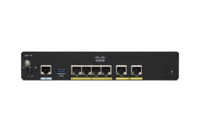 Cisco C927-4P bedrade router Gigabit Ethernet Zwart