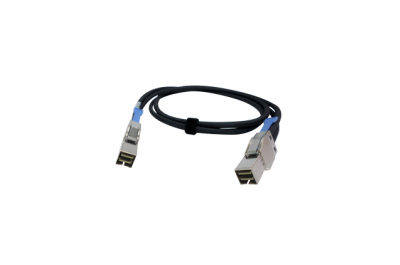 QNAP CAB-PCIE10M-8644-4X Serial Attached SCSI (SAS)-kabel 1 m Zwart