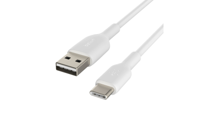 Belkin CAB001BT3MWH USB-kabel 3 m USB A USB C Wit