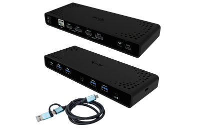 i-tec Universal Dual 4K Display Docking Station + Power Delivery 85W