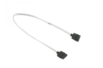 Supermicro CBL-0483L SATA-kabel 0,29 m Zwart, Wit