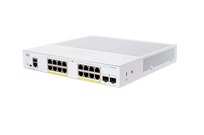 Cisco CBS350-16P-2G-EU netwerk-switch Managed L2/L3 Gigabit Ethernet (10/100/1000) Zilver