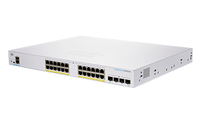 Cisco CBS350-24FP-4G-EU netwerk-switch Managed L2/L3 Gigabit Ethernet (10/100/1000) Zilver