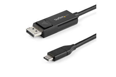 StarTech.com 2m USB-C naar DisplayPort 1.2 Kabel 4K 60Hz, Bidirectionele DP naar USB-C of USB-C naar DP Video Adapter Kabel, HBR2/HDR, USB Type-C/TB3 Monitorkabel