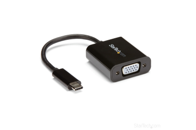 StarTech.com USB-C naar VGA adapter zwart