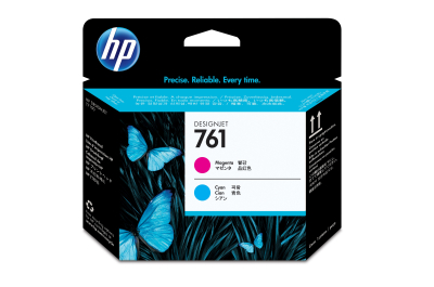 HP 761 magenta/cyaan DesignJet printkop