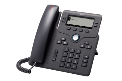 Cisco 6841 IP telefoon Zwart 4 regels