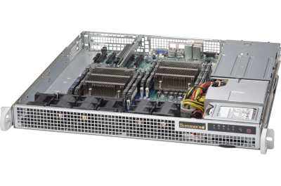 Supermicro SuperChassis 514-R407C Rack Grijs 400 W