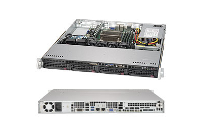 Supermicro SuperChassis 813MFTQC-350CB2 Rack Zwart 350 W