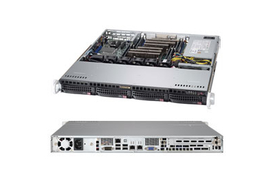 Supermicro CSE-813MFTQC-505CB computerbehuizing Rack Zwart 500 W