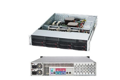 Supermicro 825TQC-R802LPB Rack Zwart 800 W