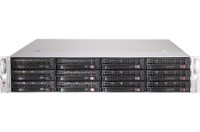 Supermicro CSE-826BE2C-R609JBOD disk array Rack (2U) Zwart