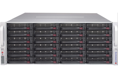 Supermicro CSE-847E1C-R1K23JBOD disk array Rack (4U) Zwart