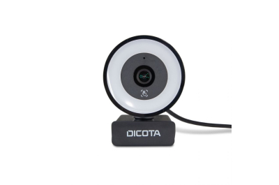 DICOTA D32066 webcam 5 MP 2592 x 1944 Pixels USB 2.0 Zwart
