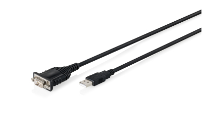 Digitus DA-70172 seriële kabel Zwart 1,8 m USB Type-A DB-9