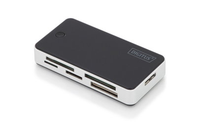 Digitus DA-70330-1 geheugenkaartlezer USB 3.2 Gen 1 (3.1 Gen 1) Zwart, Wit
