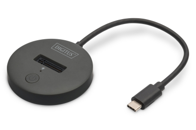 Digitus DA-71547 basisstation voor opslagstations USB 3.2 Gen 2 (3.1 Gen 2) Type-C Zwart