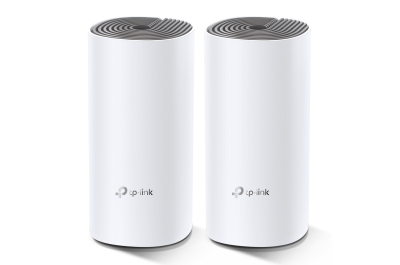 TP-Link Deco E4 (2-pack) Dual-band (2.4 GHz / 5 GHz) Wi-Fi 5 (802.11ac) Wit, Grijs Intern