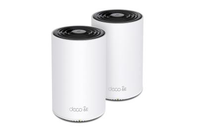 TP-Link Deco XE75 Pro (2-pack) Tri-band (2,4 GHz / 5 GHz / 6 GHz) Wi-Fi 6E (802.11ax) Wit 3 Intern