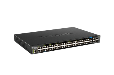 D-Link DGS-1520-52MP Managed L3 Gigabit Ethernet (10/100/1000) Power over Ethernet (PoE) 1U Zwart