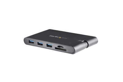 StarTech.com USB-C Multiport Adapter - USB Type-C 8-in-1 Mini Dock met HDMI 4K of VGA 1080p - 100W Power Delivery Passthrough, 3-Port USB 3.0 Hub, GbE, SD & MicroSD - Laptop Travel Dock