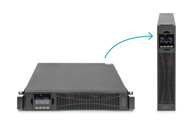 Digitus DN-170093 UPS Dubbele conversie (online) 1,5 kVA 1000 W 8 AC-uitgang(en)
